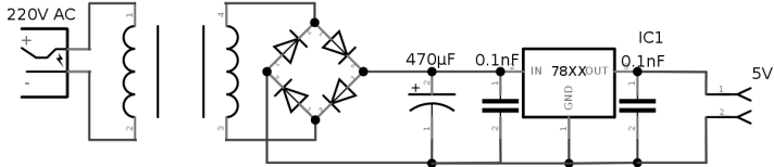 5v psu schematic